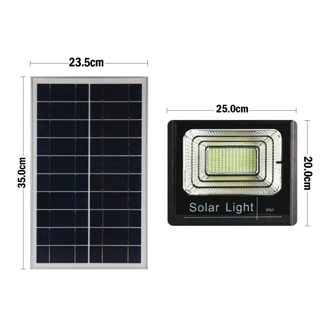Foco Solar de 50W con 288 LED para Interior y Exterior