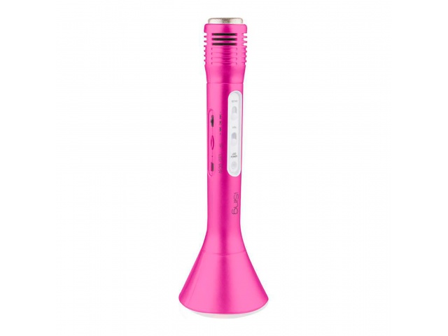 El Micrófono para Karaoke Vivitar combina estilo y funcionalidad. Con Bluetooth y luces LED en rosa, es el compañero ideal para tus noches de karaoke. Su diseño ligero y sonido claro aseguran que cada interpretación sea memorable. ¡Prepárate para ser el a