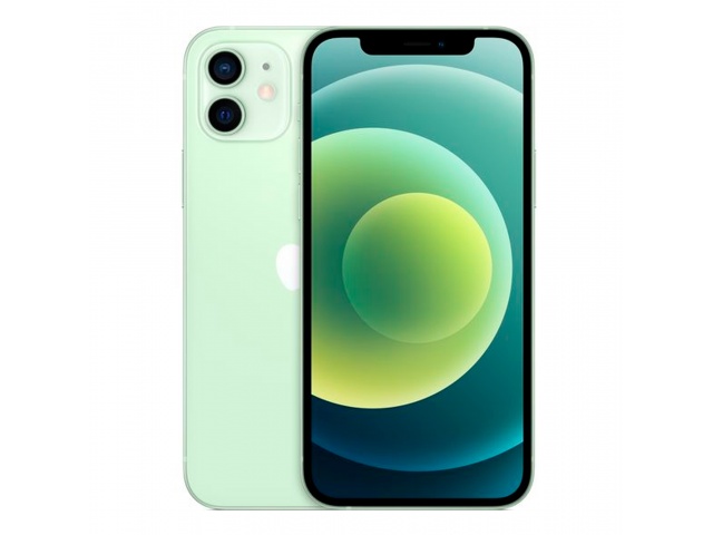 El iPhone 12 en verde es pura elegancia. Disfruta de su pantalla de 6,1'', 4GB de RAM y 64GB de almacenamiento. ¡Haz fotos impresionantes con su cámara de 12MP y destaca entre la multitud!