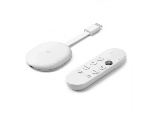 El Google Chromecast TV Gen 4 es un dispositivo compacto que permite reproducir contenido en streaming en resolución 4K HDR. Con un control remoto fácil de usar, ofrece acceso a Google TV, donde puedes encontrar películas y series organizadas, y recibir r