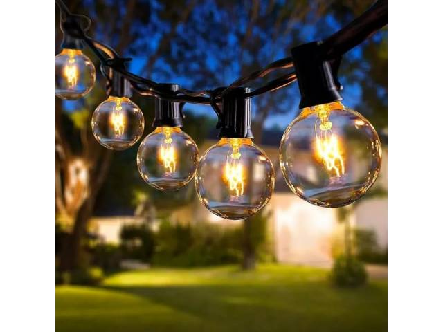 Guirnalda Luces Vidrio Cálida permite Iluminar tu hogar con calidez. Crea una atmósfera acogedora y romántica con la Guirnalda Luces Vidrio Cálida. Sus 25 luces LED cálidas y2 repuestos te permiten decorar interiores y exteriores.