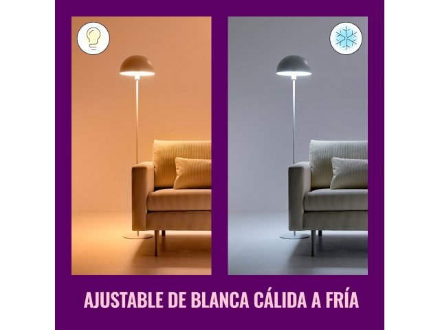 Descubre la versatilidad de la Lámpara LED Inteligente Philips Wiz. Con 6,3W y diseño ST64 E27, ofrece luz blanca y color, perfecta para cualquier ambiente. Conéctala a tu red Wi-Fi y controla la iluminación desde tu smartphone. ¡Crea el ambiente ideal en