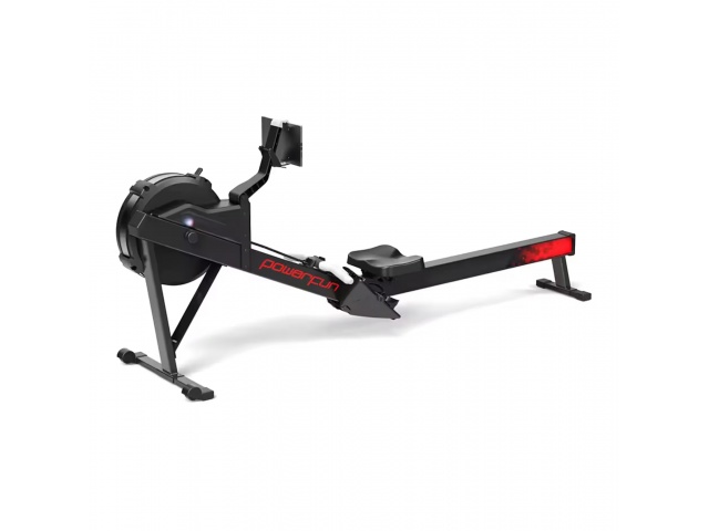 La Máquina para Remo ThinkRider PowerFun R500 es perfecta para quienes buscan un entrenamiento efectivo. Con capacidad de hasta 135 kg, proporciona resistencia y durabilidad. Su diseño negro moderno la hace ideal para cualquier sala de ejercicios. ¡Remar 