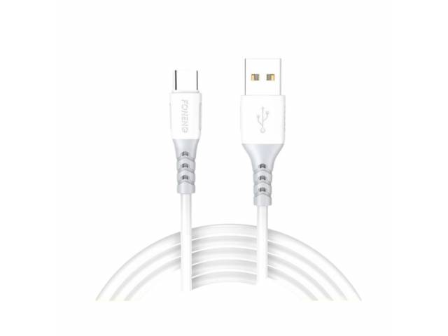 Carga tus dispositivos rápidamente y de forma segura con el Cable de Carga Rápida USB Tipo C Foneng X66 de 2 metros. Este cable está diseñado para ofrecer una carga rápida y eficiente a tus dispositivos compatibles con USB-C, como smartphones, tablets y l