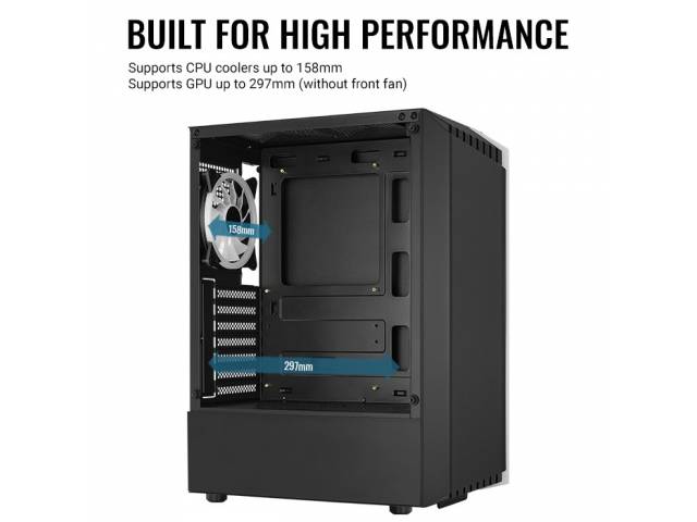 Eleva tu juego con el gabinete AeroCool BIONIC G-BK-V2 RGB. Su diseño de panel frontal RGB Y UN VENTILADOR RGB preinstalados proporcionan un flujo de aire superior y una impresionante iluminación. Comodidad de 3 puertos USB y gran espacio.