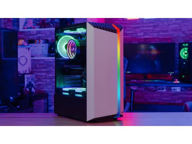 Eleva tu juego con el gabinete AeroCool BIONIC G-BK-V2 RGB. Su diseño de panel frontal RGB Y UN VENTILADOR RGB preinstalados proporcionan un flujo de aire superior y una impresionante iluminación. Comodidad de 3 puertos USB y gran espacio.