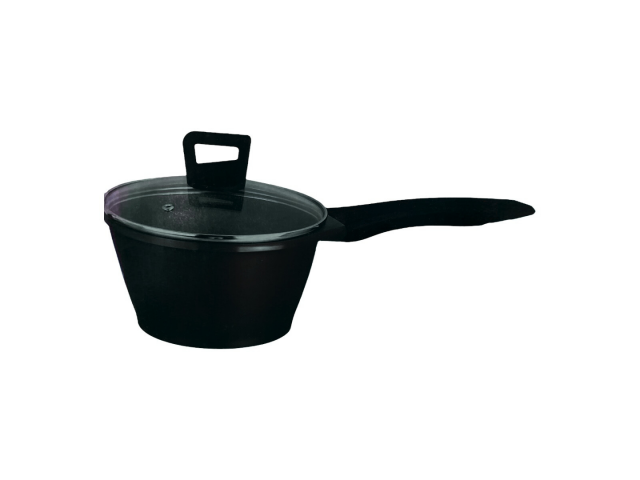 Cocina con facilidad y estilo con la Olla con Mango Antiadherente COMET 18cm Negro. Su superficie antiadherente facilita la limpieza y evita que los alimentos se peguen. Además, su mango antiadherente te ofrece un agarre cómodo y seguro.