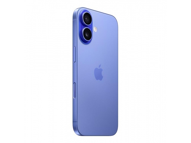 "Potencia tu vida digital con el iPhone 16. Su diseño azul, 128GB de almacenamiento y cámara de 48MP ofrecen una experiencia fotográfica sin igual. ¡Consíguelo y destaca!"  