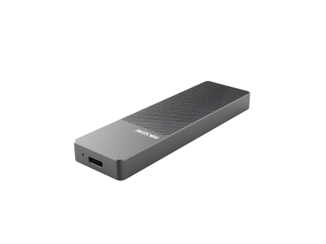 Estuche para disco duro SSD Hiksemi MD202 en color gris. Este accesorio está fabricado en aleación de aluminio, lo que le brinda durabilidad y un diseño elegante. Sus dimensiones son 106 milímetros de largo, 31 milímetros de ancho y 10 milímetros de alto.