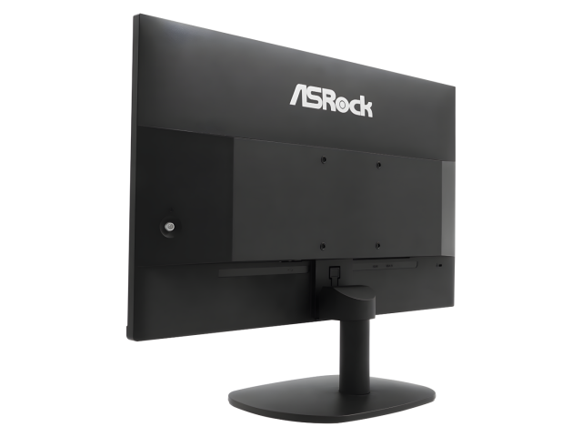 El monitor ASROCK CL25FF de 25 pulgadas ofrece una pantalla IPS Full HD con resolución de 1920x1080. Con una frecuencia de actualización de 100Hz y un tiempo de respuesta de 1ms, garantiza imágenes fluidas. Su diseño incluye tecnología de baja luz azul y 