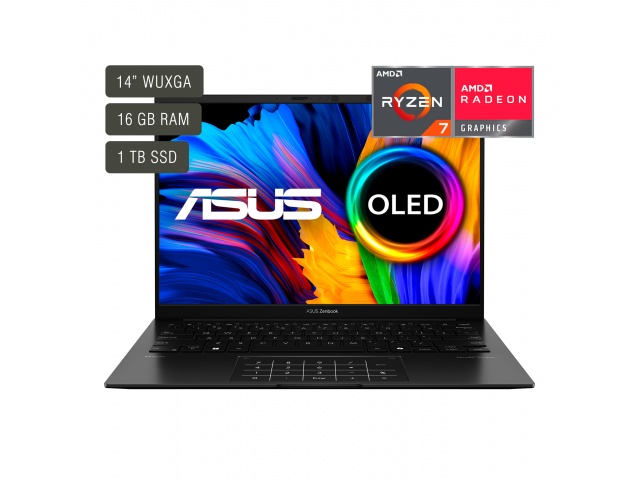 Eleva tu experiencia informática con la Asus Zenbook. Con 16GB de RAM, 1TB de almacenamiento y Windows 11, es ideal para trabajar y crear. ¡Consíguela en negro