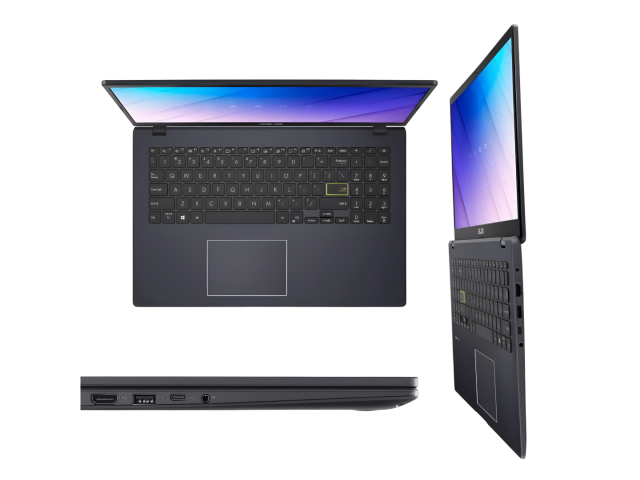 La laptop ASUS L510 cuenta con una pantalla de 15.6 pulgadas y resolución Full HD de 1920 x 1080 píxeles. Equipado con un procesador Intel Celeron N4020, 4 GB de RAM y 128 GB de almacenamiento EMMC, ofrece un rendimiento adecuado. Incluye Windows 11 Home 