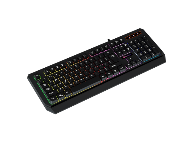 Teclado gamer retroiluminado Meetion K9320, diseñado para ofrecer comodidad y rendimiento. Con retroiluminación en colores arco iris, teclas silenciosas y resistente a derrames. Ideal para gamers y profesionales. Compatible con Windows y Mac, cuenta con 1