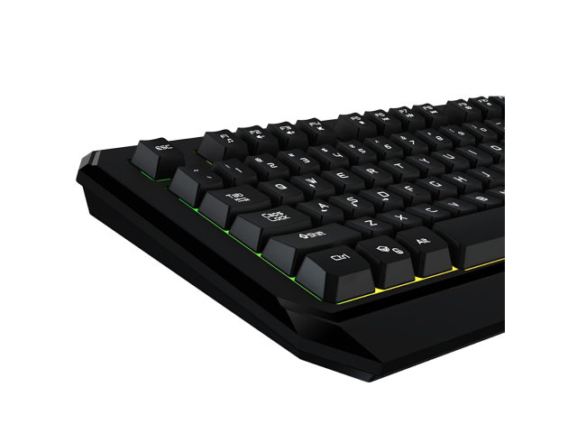 Teclado gamer retroiluminado Meetion K9320, diseñado para ofrecer comodidad y rendimiento. Con retroiluminación en colores arco iris, teclas silenciosas y resistente a derrames. Ideal para gamers y profesionales. Compatible con Windows y Mac, cuenta con 1