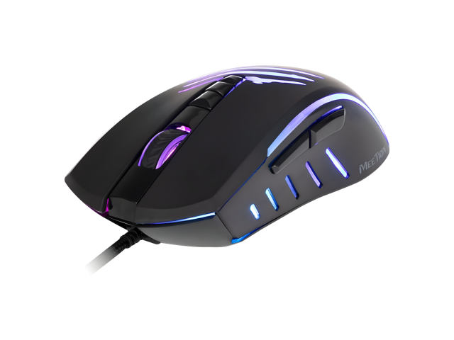 Set de gaming C011 que incluye un ratón ligero con retroiluminación RGB y un diseño ergonómico, ideal para largas sesiones de juego. La alfombrilla antideslizante ofrece una superficie suave para un deslizamiento preciso. Compatible con múltiples sistemas