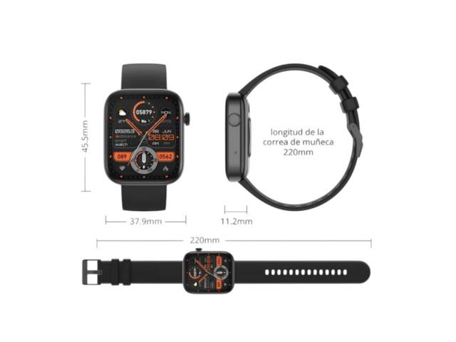 Descubre el Reloj inteligente Smartwatch Colmi P71 Black , tu compañero ideal para monitorear tu salud y mantenerte conectado. Estilo y funcionalidad en tu muñeca. ¡Hazlo tuyo hoy!