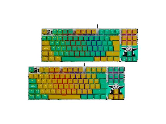 Lleva tu experiencia de juego a un nivel completamente nuevo con el teclado Ballista, de la exclusiva colección de edición limitada Grogu%u2122 Tecnología anti-ghosting, para vencer los desafíos más extremos ¡Que empiece el juego y que la Fuerza te acompa