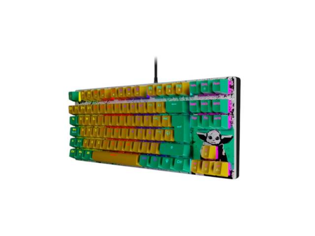 Lleva tu experiencia de juego a un nivel completamente nuevo con el teclado Ballista, de la exclusiva colección de edición limitada Grogu%u2122 Tecnología anti-ghosting, para vencer los desafíos más extremos ¡Que empiece el juego y que la Fuerza te acompa