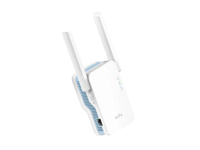 Amplía tu conexión con el Extensor de Rango de Banda Dual WiFi Cudy AC1200 en blanco. Disfruta de internet rápido y estable en cada rincón de tu hogar. ¡Conéctate sin límites! 