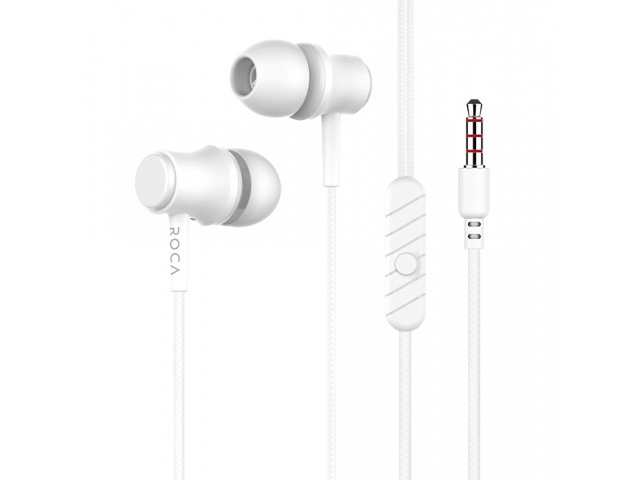 Experimenta la libertad de moverte mientras escuchas tu música con los Manos Libres Estéreo ROCA Universal. Su conector de 3.5mm y diseño blanco los hacen compatibles con muchos dispositivos, brindándote comodidad y un sonido excepcional. ¡No te los pierd