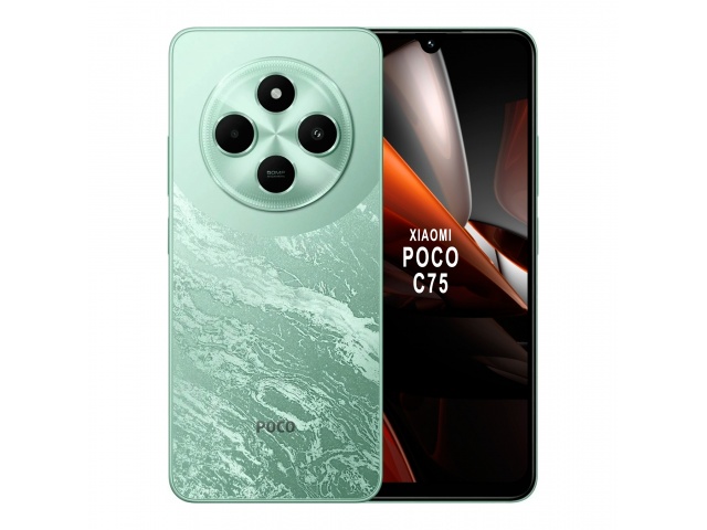 Déjate cautivar por el Xiaomi Poco C75 en un elegante color verde. Este dispositivo cuenta con una pantalla de 6,88", conectividad 4G, 8GB de RAM y 256GB de almacenamiento, ofreciéndote un rendimiento sólido y una cámara de 50MP. ¡Conéctate a la tecnologí