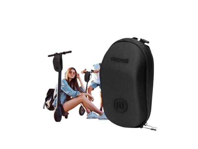 El Bolso Maxell Rígido Bx-sb1 es el accesorio perfecto para ciclistas y usuarios de scooters. Con su diseño resistente y su capacidad espaciosa, podrás llevar tus objetos esenciales sin preocupaciones. Su color negro le da un toque moderno y versátil. ¡Ha