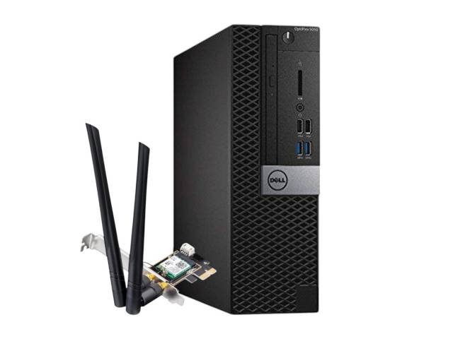 Lleva tu espacio de trabajo al siguiente nivel con este paquete que incluye el PC Dell OptiPlex 5050 SFF y la tarjeta WiFi 6 Cudy PCI-E. El OptiPlex 5050 SFF, con su procesador Core i5, 8GB de RAM y 256GB de almacenamiento SSD, te brindará un rendimiento 