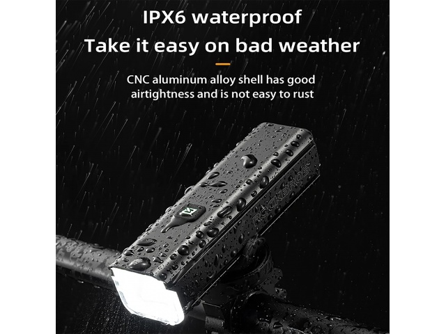 La Linterna LED Rockbros RHL400 es tu compañera ideal. Con 400 lúmenes y certificación IPX6, ofrece una iluminación potente y resistente al agua. Su diseño en negro la hace estilizada y práctica. ¡Prepárate para iluminar tus aventuras al aire libre! 