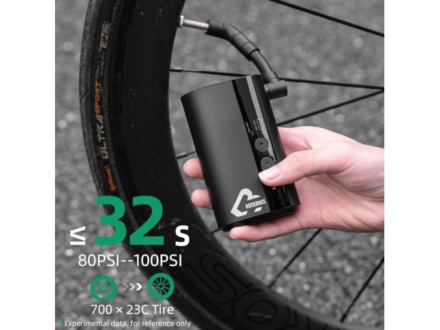 Potencia y comodidad se unen en el Mini Inflador de Mano Rockbros. Con 150 PSI de capacidad, es ideal para emergencias en ruta. Su diseño ligero y elegante en negro lo convierte en un accesorio imprescindible para ciclistas. ¡Prepárate para rodar! 