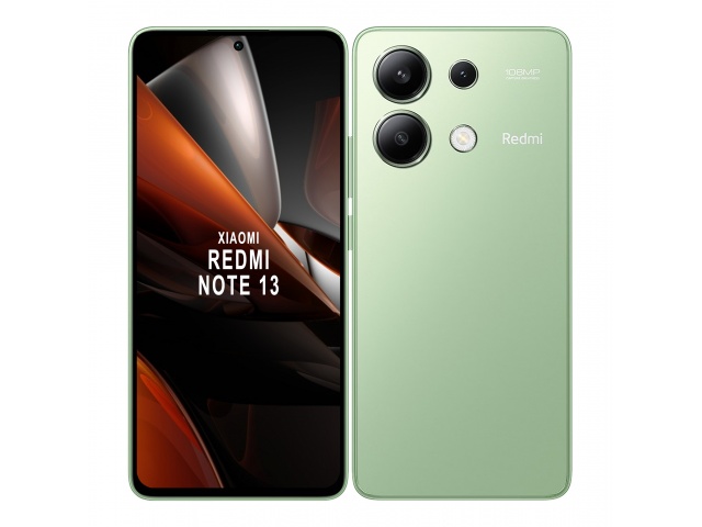 Sumérgete en la elegancia verde del Xiaomi Redmi Note 13. Con su pantalla de 6,67", 8GB de RAM y 128GB de almacenamiento, este smartphone te brindará un rendimiento excepcional y una experiencia de usuario inigualable. ¡Conéctate al mundo con la potencia 