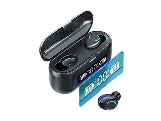 Lleva tu música a otro nivel con los Auriculares Bluetooth F9-43. Equipados con pantalla digital y power bank, ofrecen carga rápida y autonomía prolongada. Perfectos para el día a día, su sonido envolvente y diseño moderno te acompañarán en cada aventura.