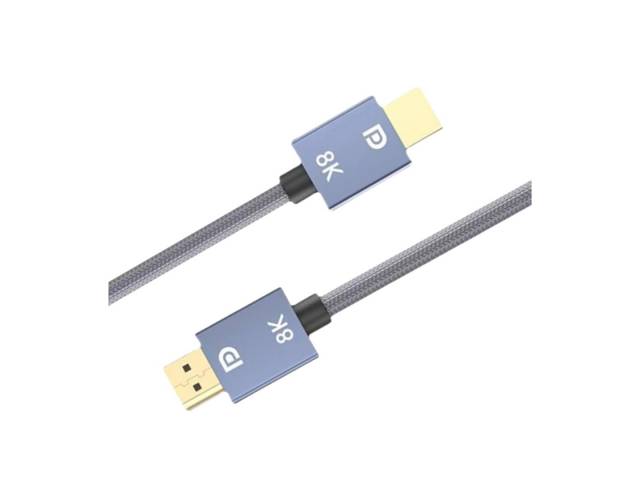 Eleva tu experiencia multimedia con el Cable Display Port 1.4 Macho-Macho de 2 metros. Compatible con 8K a 60Hz y 4K a 120Hz, ofrece una transmisión de video impecable. Ideal para monitores y proyectores, es la solución perfecta para tus necesidades de al