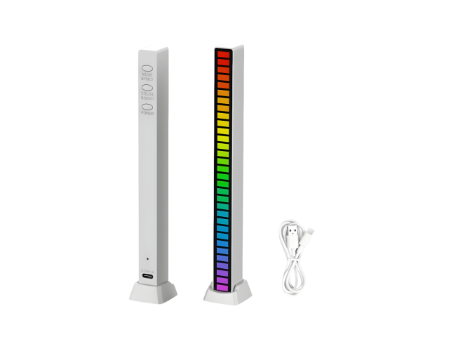 Transforma tu espacio de juego con la Barra de Luz LED RGB USB Audio Rítmica de 18 cm. Sincroniza la iluminación con tu música y juegos para una experiencia inmersiva. Su diseño compacto y moderno se adapta a cualquier setup. ¡Ilumina tus partidas y sient