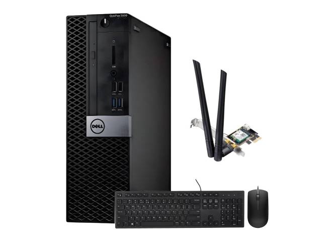 Lleva tu espacio de trabajo al siguiente nivel con este paquete que incluye el PC Dell OptiPlex 5050 SFF y la tarjeta WiFi 6 Cudy PCI-E. El OptiPlex 5050 SFF, con su procesador Core i5, 8GB de RAM y 256GB de almacenamiento SSD, te brindará un rendimiento 