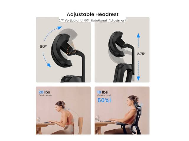 La Silla de Escritorio Ergonómica ProtoArc EC100 es la solución perfecta para quienes buscan confort y funcionalidad. Ajustable hasta 130° y con rotación de 360°, se adapta a tus necesidades. Su diseño ergonómico promueve una postura saludable. 