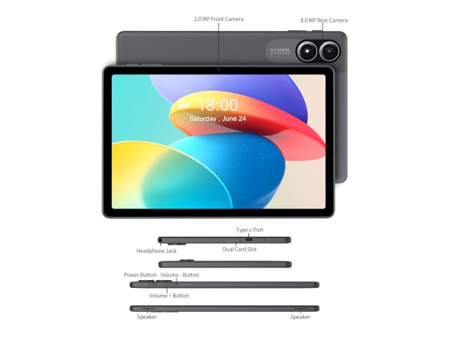 La Tablet Pritom 15 Lite de 10,95'' es perfecta para quienes buscan rendimiento y estilo. Con 5G, 4GB de RAM y 128GB de almacenamiento, ofrece una experiencia fluida. Sus cámaras de 8MP y 2MP capturan momentos especiales. ¡Descubre la potencia y elegancia