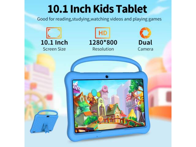 Descubre la Tablet Vasoun M10 Kids, diseñada especialmente para niños. Con pantalla de 10,1'', 2GB de RAM y 64GB de almacenamiento, brinda una experiencia educativa y entretenida. Su bonito color celeste hará que cada aventura sea memorable. ¡Aprender nun