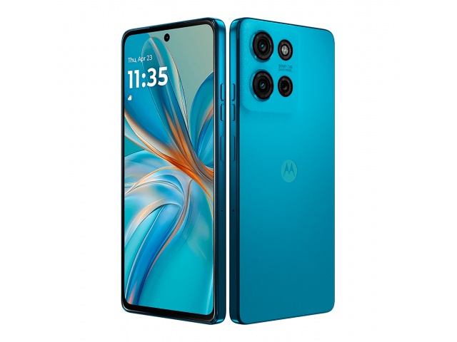 Potencia y elegancia se unen en el Motorola G75. Con una pantalla de 6,78'', 5G, 8 GB de RAM y 256 GB de almacenamiento, este smartphone azul te ofrece todo lo que necesitas. 