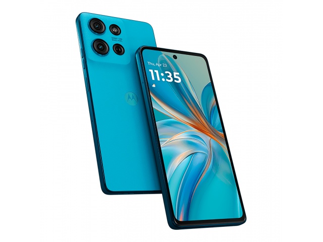 Potencia y elegancia se unen en el Motorola G75. Con una pantalla de 6,78'', 5G, 8 GB de RAM y 256 GB de almacenamiento, este smartphone azul te ofrece todo lo que necesitas. 