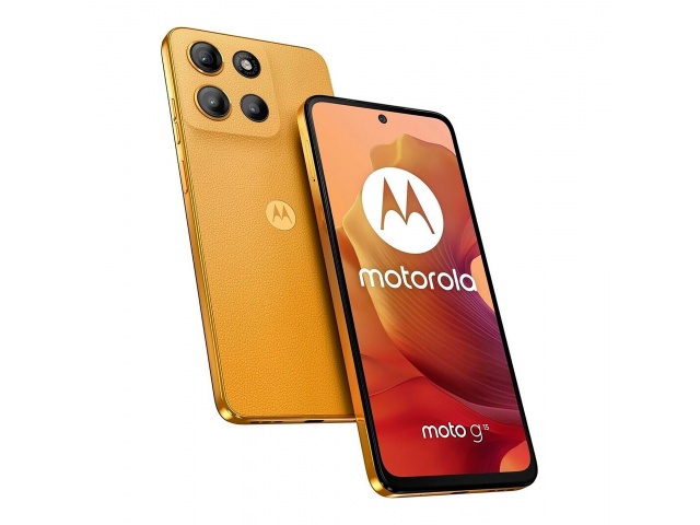 Descubre el Motorola G15 en vibrante naranja. Con pantalla de 6,72'', 4G, 4 GB de RAM y 256 GB de almacenamiento, captura momentos únicos con su cámara dual de 50 MP. 