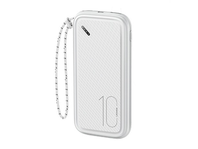 El Power Bank PB56 de USAMS es la solución perfecta para tus necesidades de carga. Con capacidad de 10.000mAh y dos puertos USB, podrás cargar varios dispositivos al mismo tiempo. Su diseño blanco y compacto lo hace ideal para cualquier ocasión.  