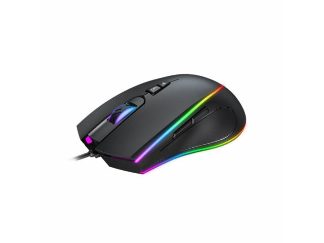 Mejora tu rendimiento en el juego con el Mouse Gamer Havit. Con un cable de 1.5m y retroiluminación, este mouse combina diseño y funcionalidad, asegurando que cada clic sea preciso. ¡Prepárate para conquistar el campo de batalla con estilo!  