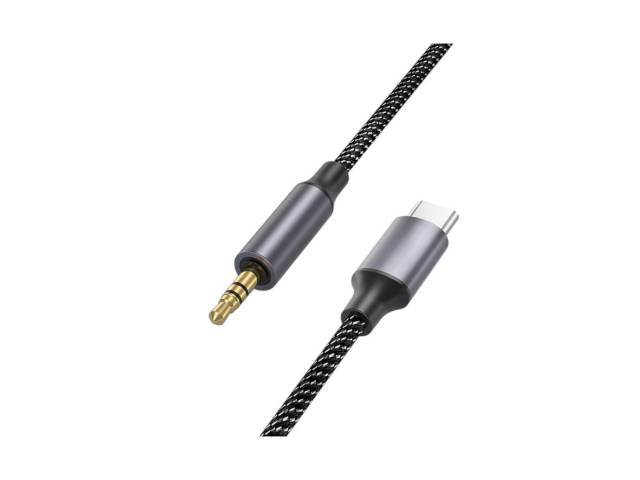 El Cable de Audio de 3.5 mm a Tipo-C BM31 Metálico de Foneng es la solución ideal para quienes buscan calidad y estilo. Con un diseño elegante y robusto, este cable permite una conexión estable y clara, asegurando que tu experiencia de audio sea siempre l