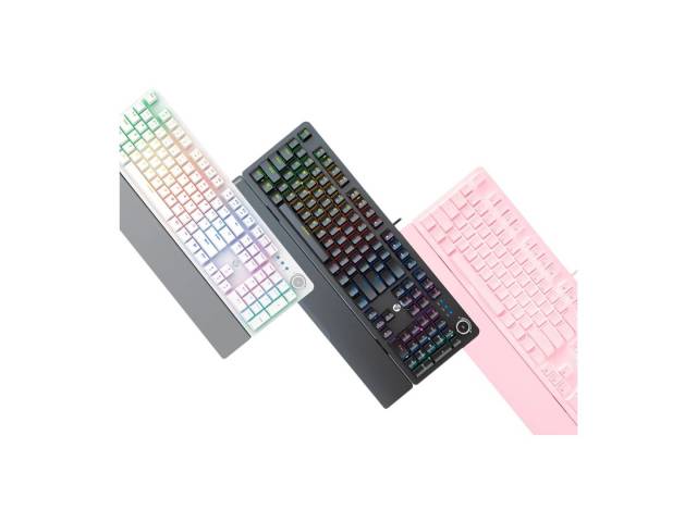 Transforma tu espacio de trabajo o juego con el Teclado Mecánico MK853 v2 Red SW Space Ed de Fantech. Con su tecnología de interruptores mecánicos, disfrutarás de una respuesta táctil excepcional y una precisión mejorada. Además, su diseño estilizado y re