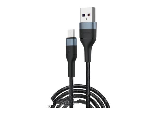 El Cable Tipo-C X51 BK de Foneng es perfecto para quienes buscan eficiencia y estilo. Con una capacidad de carga de 3A y una longitud de 1MT, este cable trenzado garantiza una transferencia de datos rápida y segura. Su acabado en negro le da un toque mode