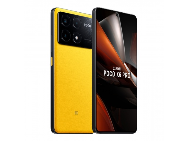 Vive la velocidad 5G con el Xiaomi Poco X6 Pro. Con 12 GB de RAM y cámara de 64 MP, es perfecto para los amantes de la tecnología. ¡Atrévete al amarillo 