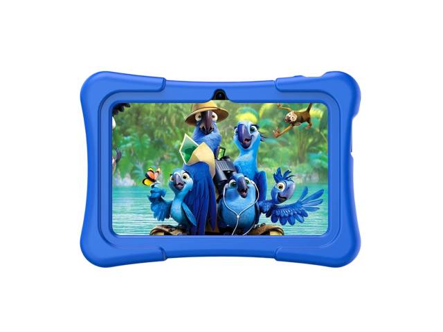 La Tablet Pritom K7 Pro Kids en azul es perfecta para la vuelta a clases! Con pantalla de 7'', 2 GB de RAM y 32 GB de almacenamiento, tus pequeños aprenderán y jugarán de manera segura.