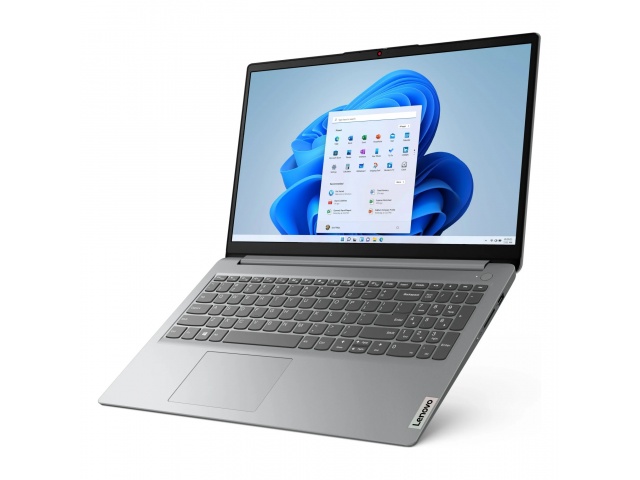 "Potencia tu productividad con la Notebook Lenovo. Pantalla de 15,6'', 4 GB de RAM y Windows 11, perfecta para tus tareas diarias. ¡Llévala contigo en elegante gris!" 