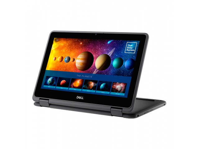 "Transforma tu experiencia con la Notebook 2 en 1 Dell. Pantalla de 11,6'', 8 GB de RAM y Windows Pro, perfecta para multitarea y entretenimiento. ¡Hazla tuya hoy mismo!"  