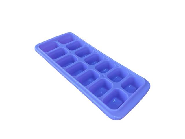 "Disfruta de hielo fácil con la cubetera flexible de silicona violeta. Con dimensiones de 35x11x2.5 cm, es perfecta para hacer cubitos sin esfuerzo. ¡Hazla tuya y refresca tus bebidas!" 